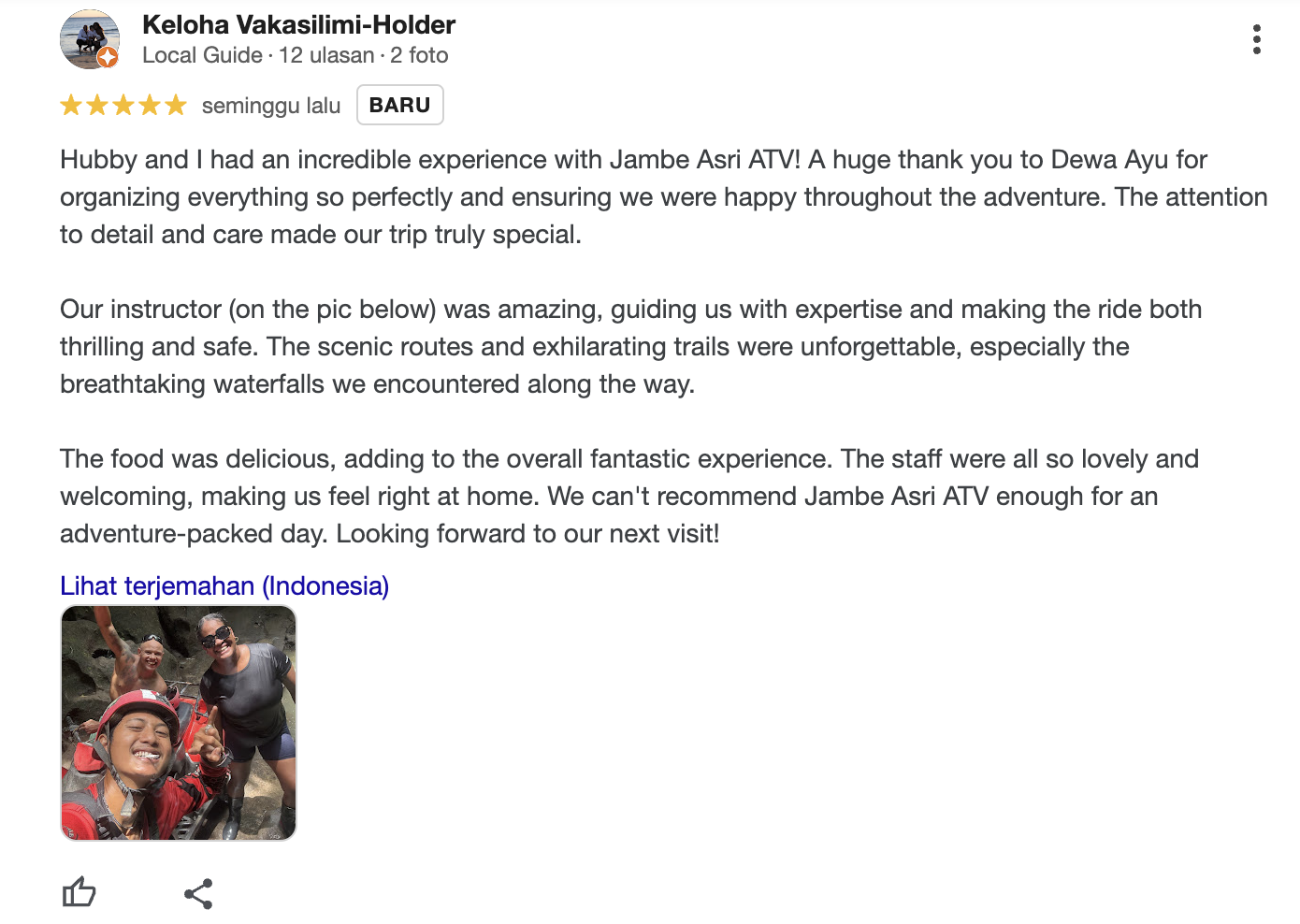 Positive review 1