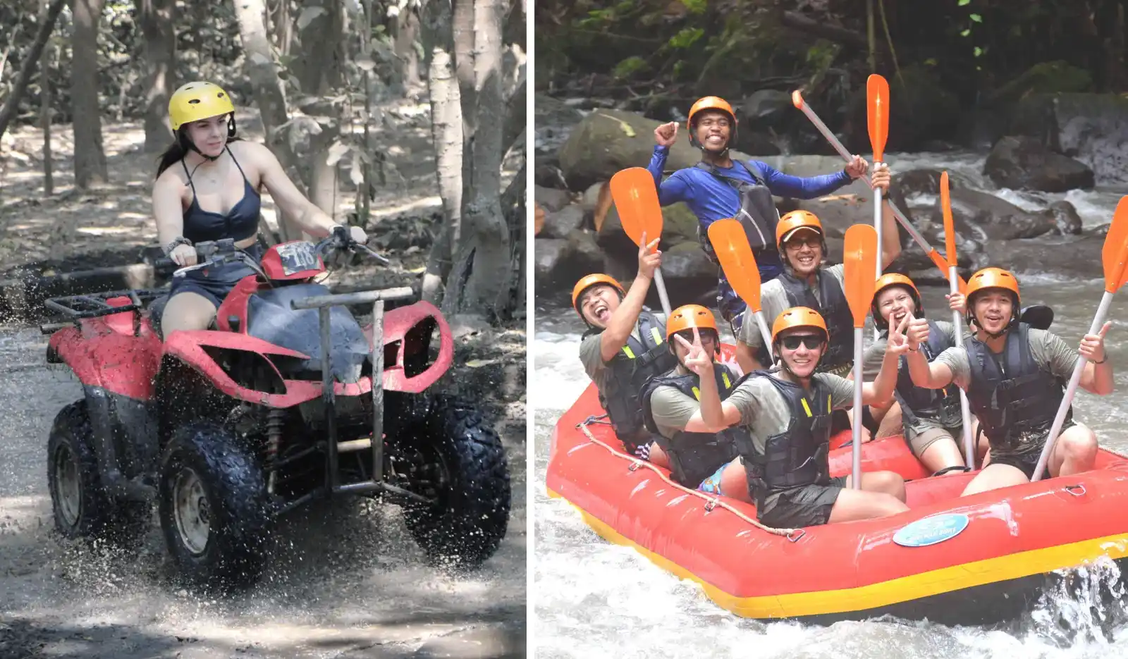 combo atv and rafting