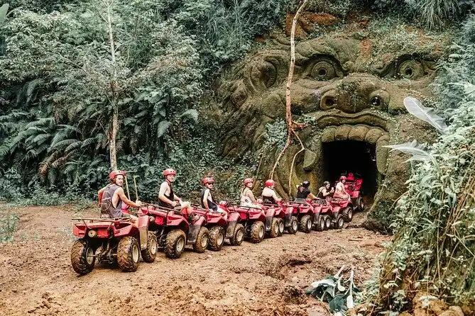 Quad biking ubud in Jungle and Tunnel