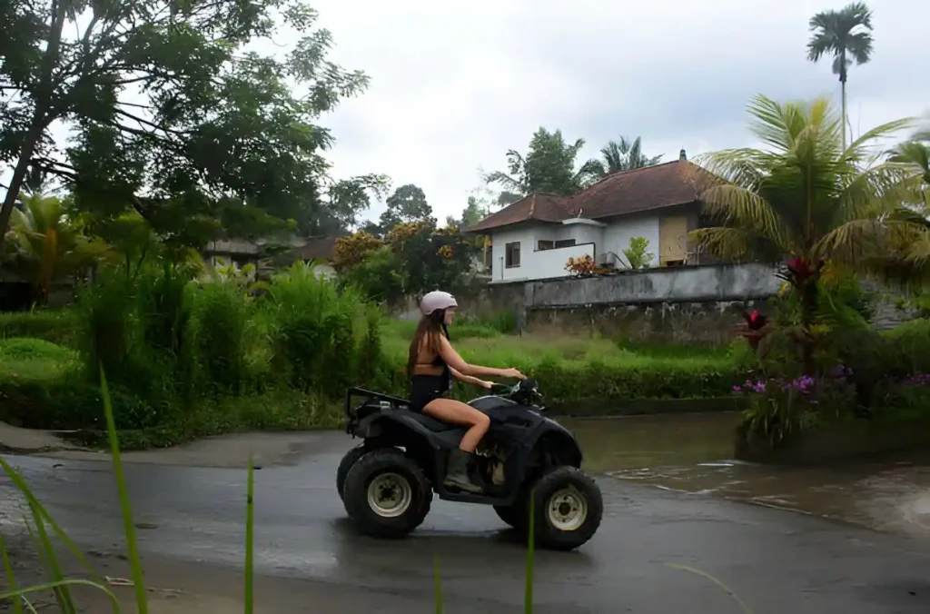 Single quad bike or solo atv adventures in bali