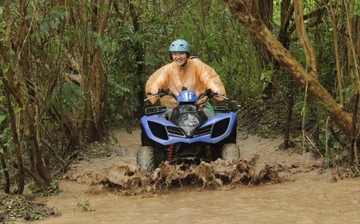 quad bike bali rainy season