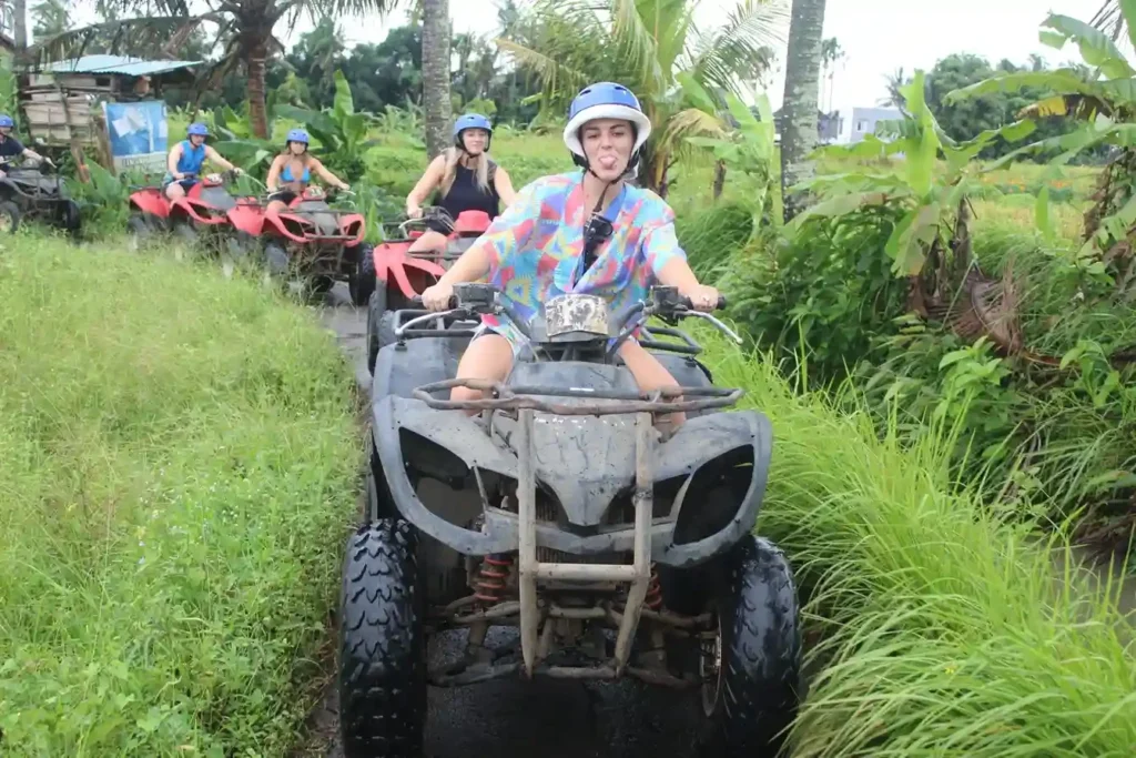 Riding Through Rice Fields