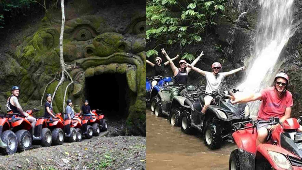 Ubud Quad Biking Through Waterfall & Barong Cave