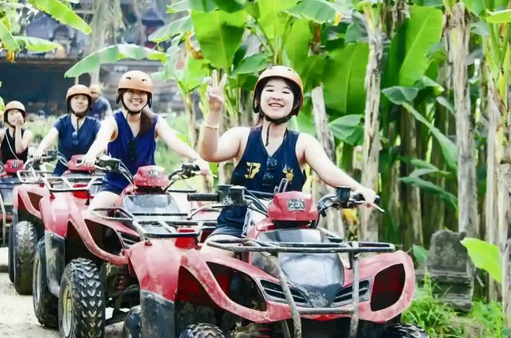 What to Wear for ATV Riding Woman in Bali