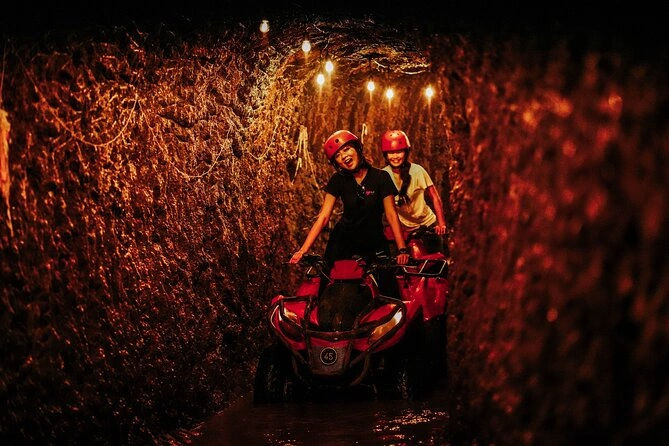 Quad Bike Adventure Through Tunnel