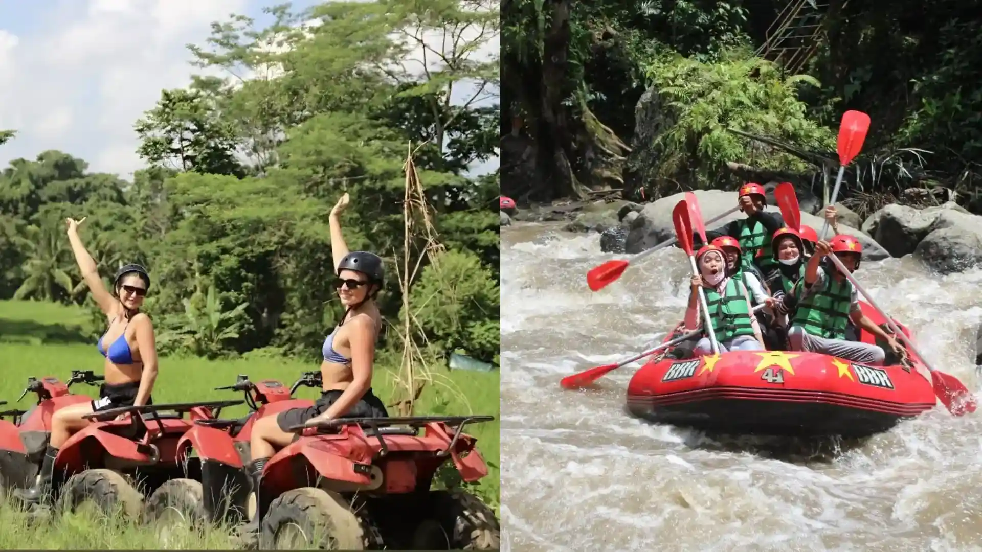Quad Bike and Rafting Package