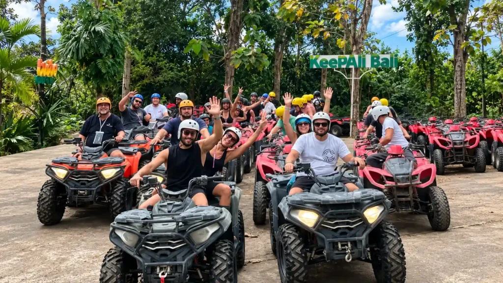 KeepAll ATV Bali Adventure Ride Through Gorilla Tunnels, Mud & River Trails